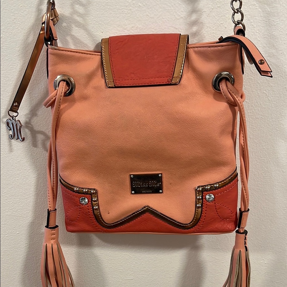 Miss Me Peach Crossbody Bag - Picture 3 of 5